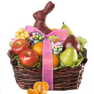 Chocolate Easter Bunny and Fruit Treats