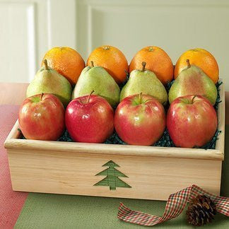 Holiday Fruit Trio Gift Crate