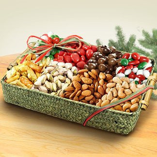 Holiday Party Snacks Basket