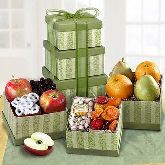 California Fruit & Treats Gift Tower