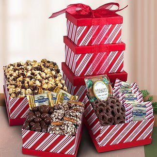 Delightful Holiday Gift Tower