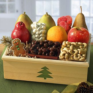 Deluxe Organic Christmas Fruit Crate