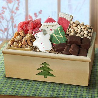 Organic Christmas Treats Gift Crate
