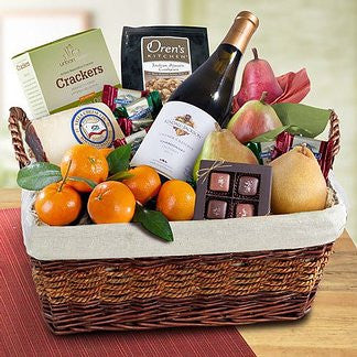 California Cabernet Sauvignon & Fruit Gift Basket