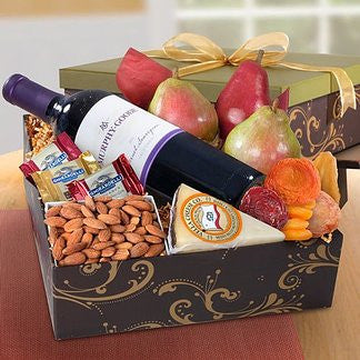 Kendall Jackson Chardonnay Fruit and Cheese Gift Box